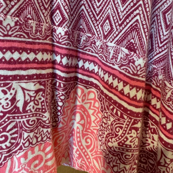 Multicolor pink tank with lattice back detail - Picture 5 of 6